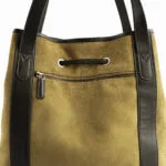 Suede Handbag