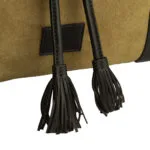 Suede Handbag